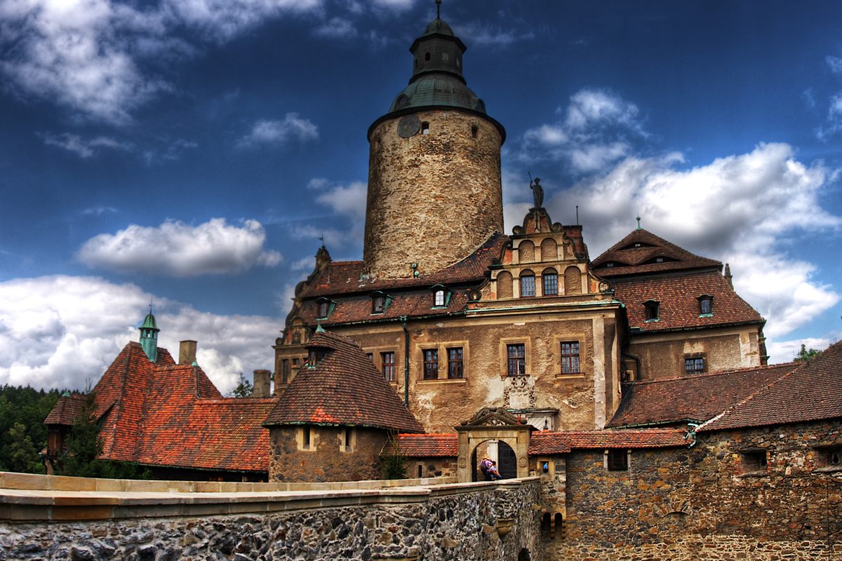 Zamek Czocha nad Jeziorem Leśniańskim